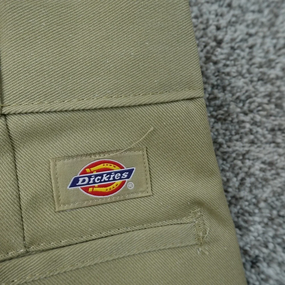 NEW Dickies Pants Mens 32X29 Beige Brown Khaki Tan 874 Chino Trouser Flat Front